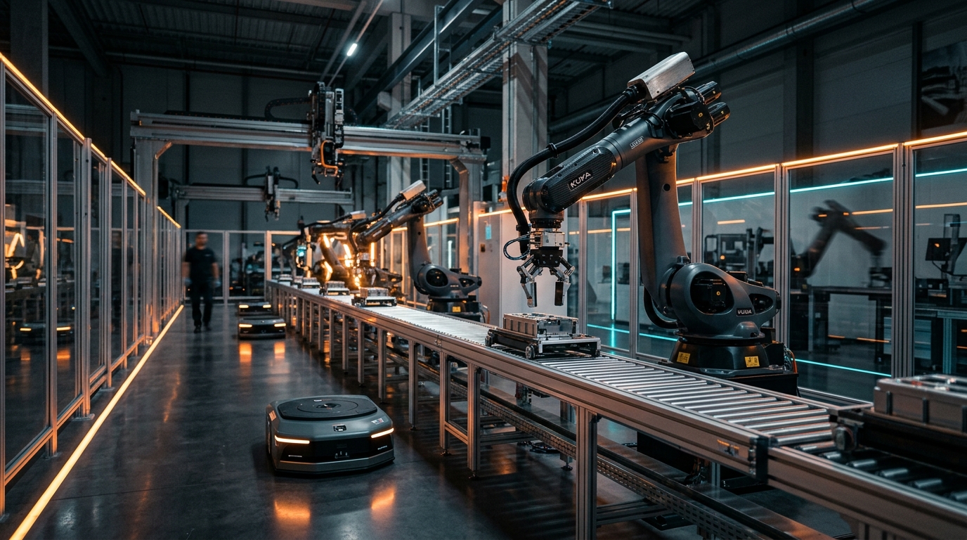 Factory Automation Using Robotics Solutions — CELL-OS // LIGHTS-OUT PRODUCTION by Infinitude Robotics