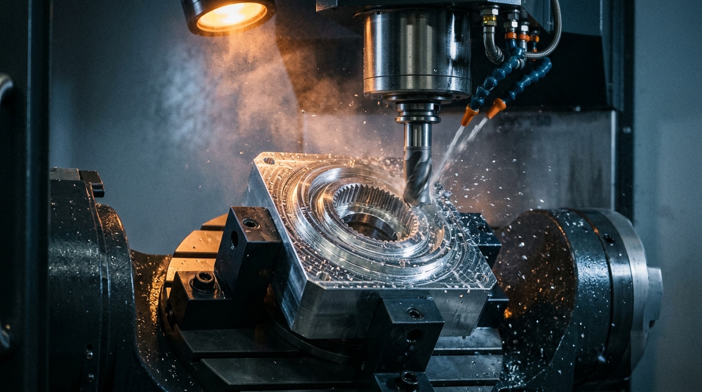 Custom Robotics Parts Manufacture — 5-AXIS CNC · 7075-T6 / Ti-6Al-4V / STEEL by Infinitude Robotics